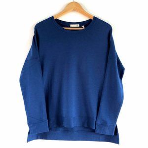 TASC Women's Riverwalk Sweatshirt in Marine Blue M